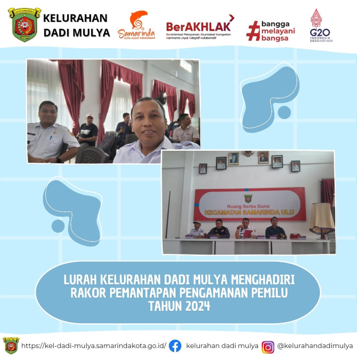 AGENDA KELURAHAN DADI MULYA BULAN FEBRUARI 2024