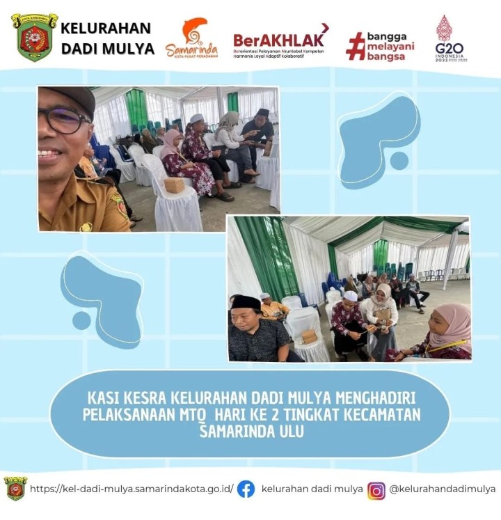 AGENDA KELURAHAN DADI MULYA BULAN APRIL 2024