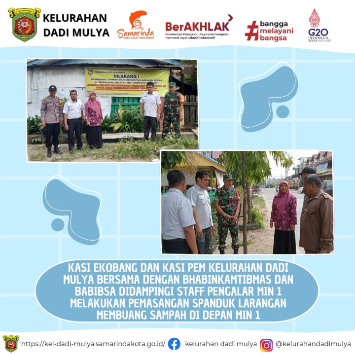 AGENDA KELURAHAN DADI MULYA BULAN APRIL 2024