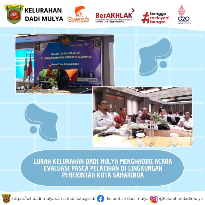AGENDA KELURAHAN DADI MULYA BULAN APRIL 2024