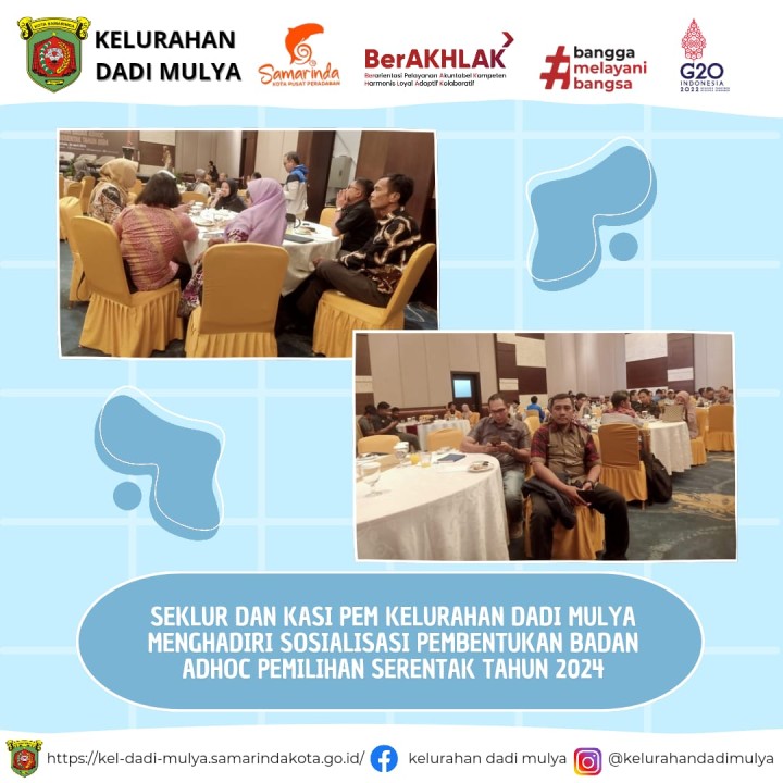 AGENDA KELURAHAN DADI MULYA BULAN APRIL 2024
