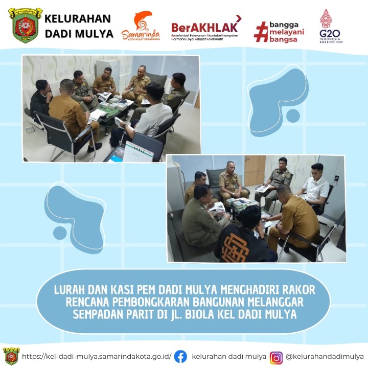 AGENDA KELURAHAN DADI MULYA BULAN MEI 2024