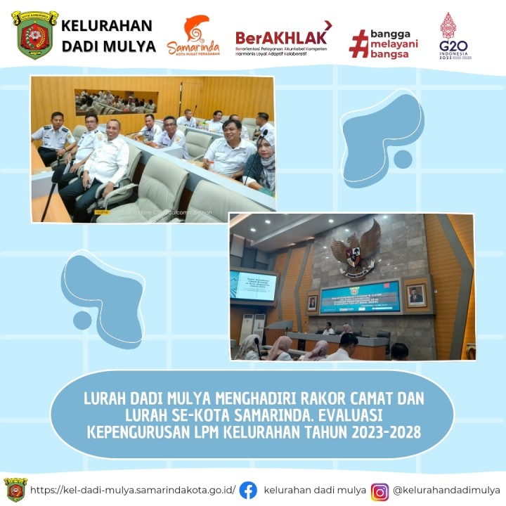 AGENDA KELURAHAN DADI MULYA BULAN MEI 2024