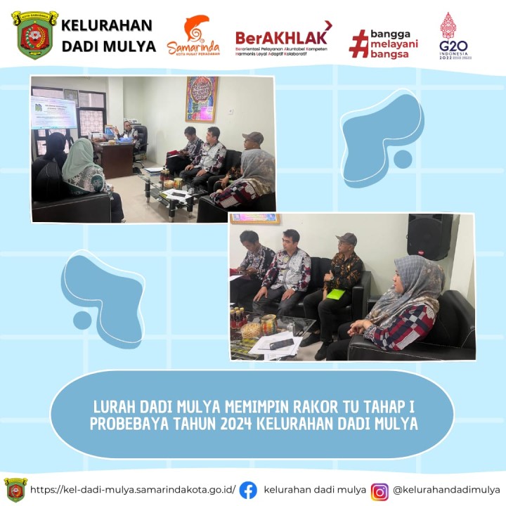 AGENDA KELURAHAN DADI MULYA BULAN MEI 2024