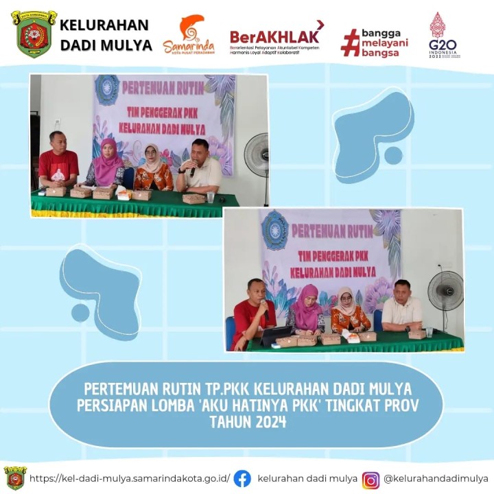 AGENDA KELURAHAN DADI MULYA BULAN MEI 2024