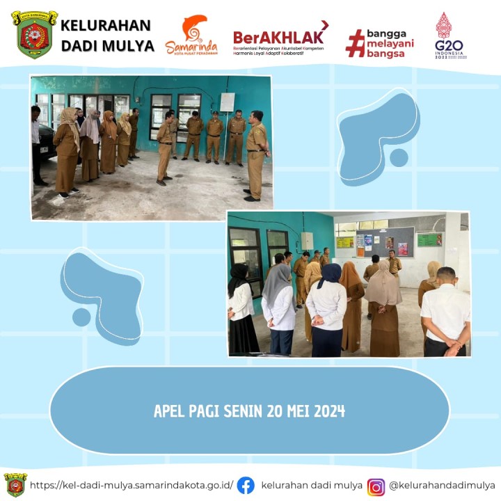 AGENDA KELURAHAN DADI MULYA BULAN MEI 2024