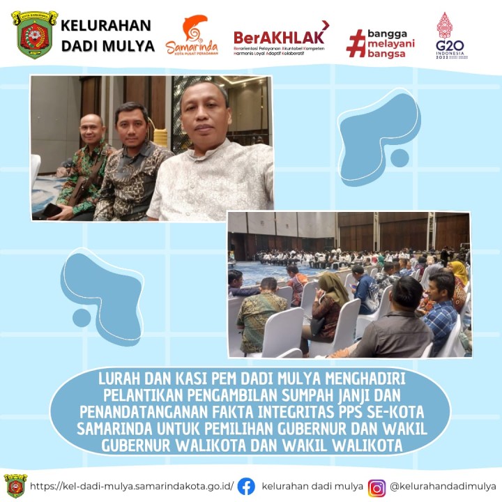 AGENDA KELURAHAN DADI MULYA BULAN MEI 2024