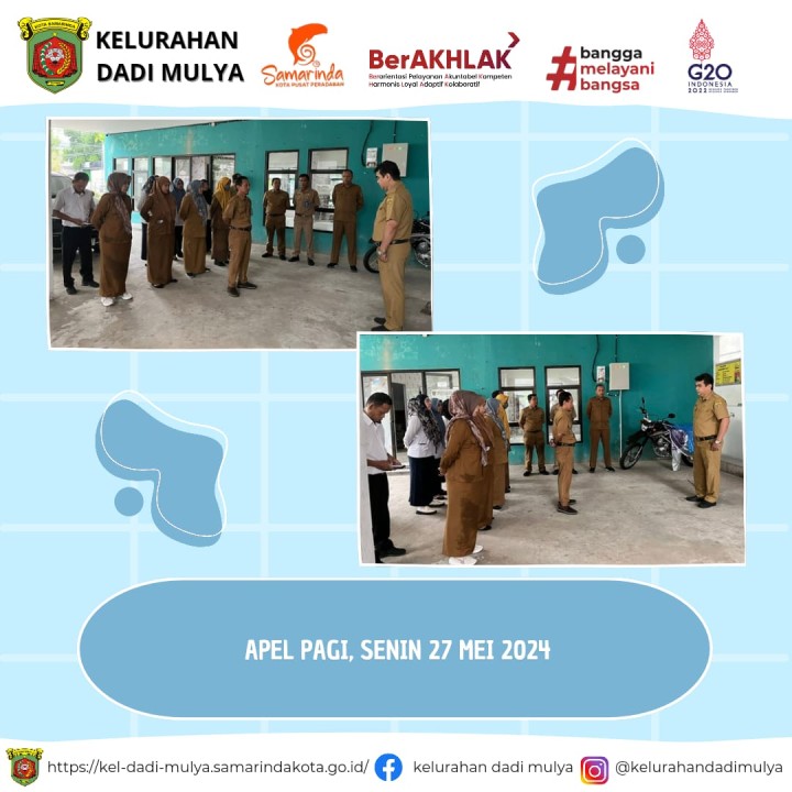 AGENDA KELURAHAN DADI MULYA BULAN MEI 2024