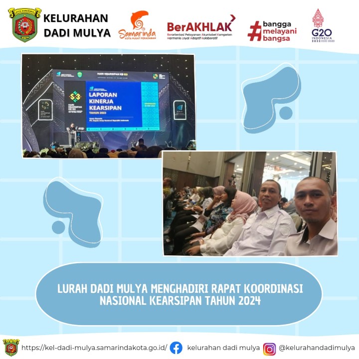 AGENDA KELURAHAN DADI MULYA BULAN MEI 2024