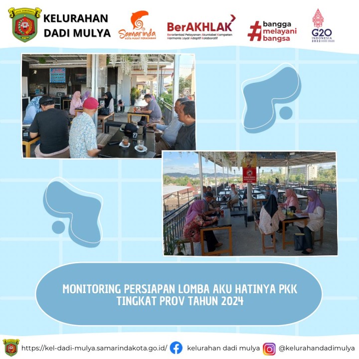 AGENDA KELURAHAN DADI MULYA BULAN JUNI 2024
