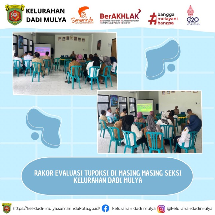 AGENDA KELURAHAN DADI MULYA BULAN JUNI 2024