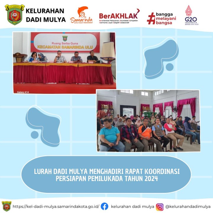 AGENDA KELURAHAN DADI MULYA BULAN JUNI 2024