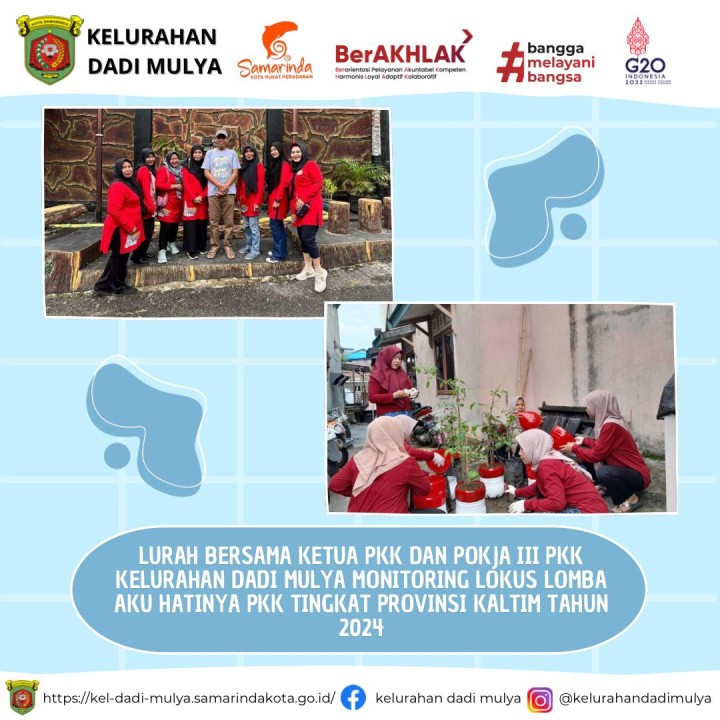 AGENDA KELURAHAN DADI MULYA BULAN JUNI 2024
