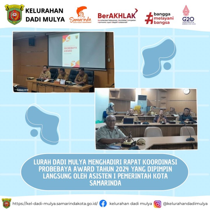 AGENDA KELURAHAN DADI MULYA BULAN JUNI 2024