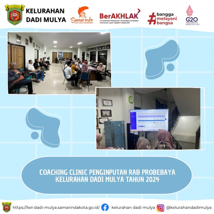 AGENDA KELURAHAN DADI MULYA BULAN JUNI 2024
