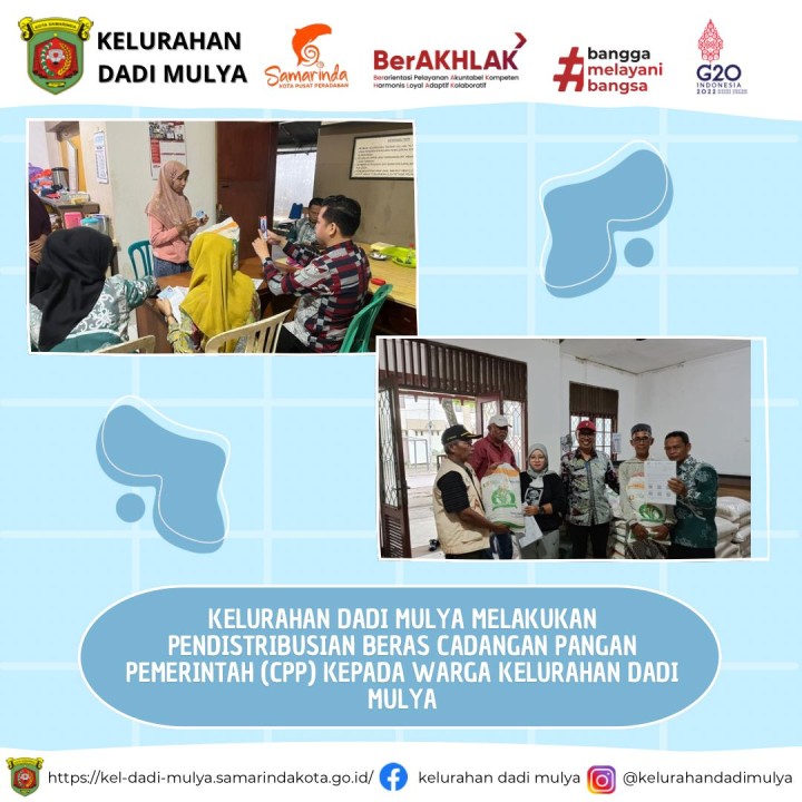 AGENDA KELURAHAN DADI MULYA BULAN JUNI 2024