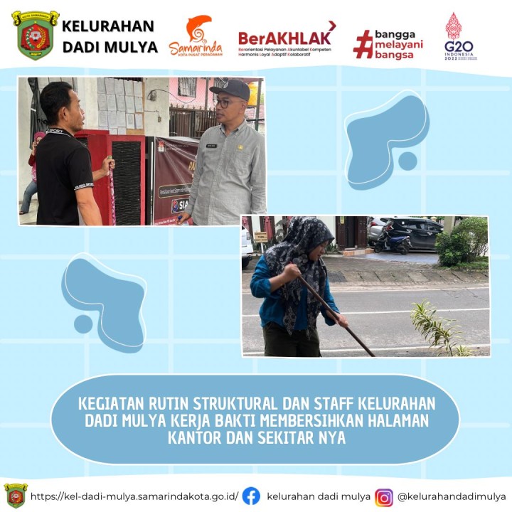 AGENDA KELURAHAN DADI MULYA BULAN JUNI 2024