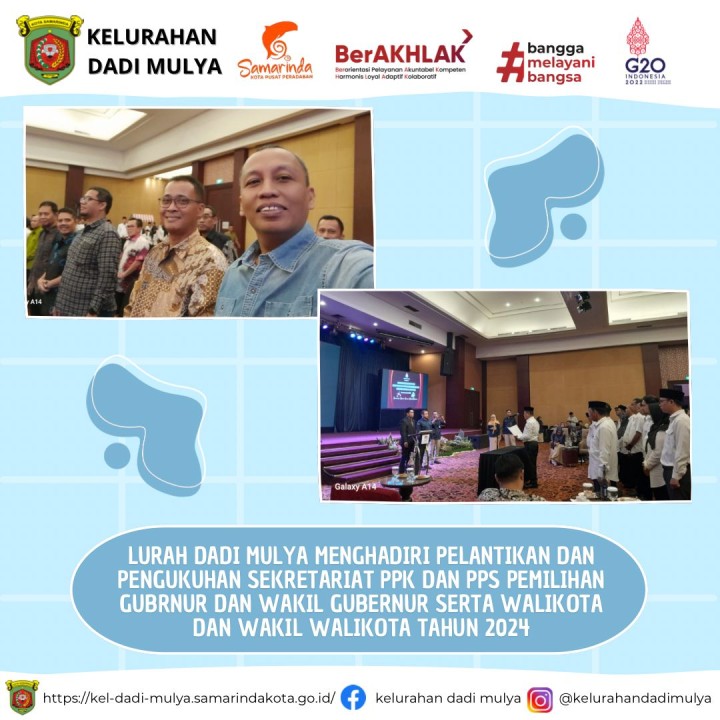 AGENDA KELURAHAN DADI MULYA BULAN JUNI 2024