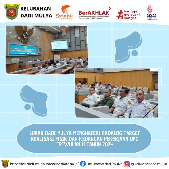 AGENDA KELURAHAN DADI MULYA BULAN JUNI 2024