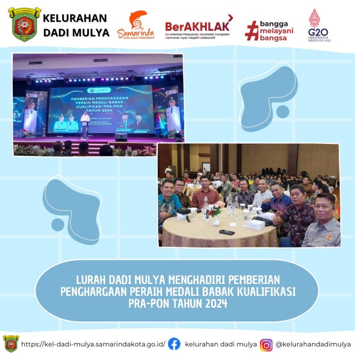 AGENDA KELURAHAN DADI MULYA BULAN JUNI 2024