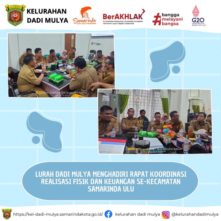 AGENDA KELURAHAN DADI MULYA BULAN JUNI 2024