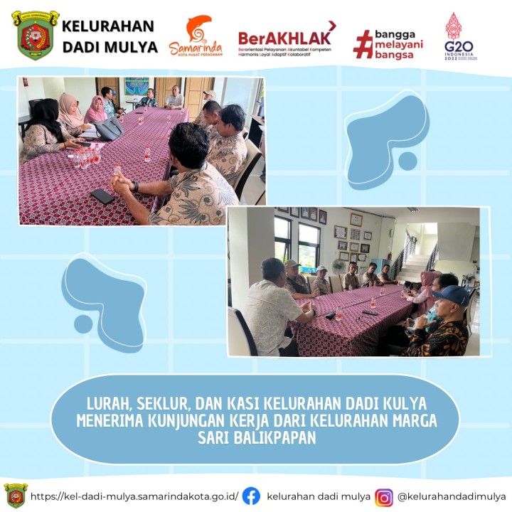 AGENDA KELURAHAN DADI MULYA BULAN JUNI 2024