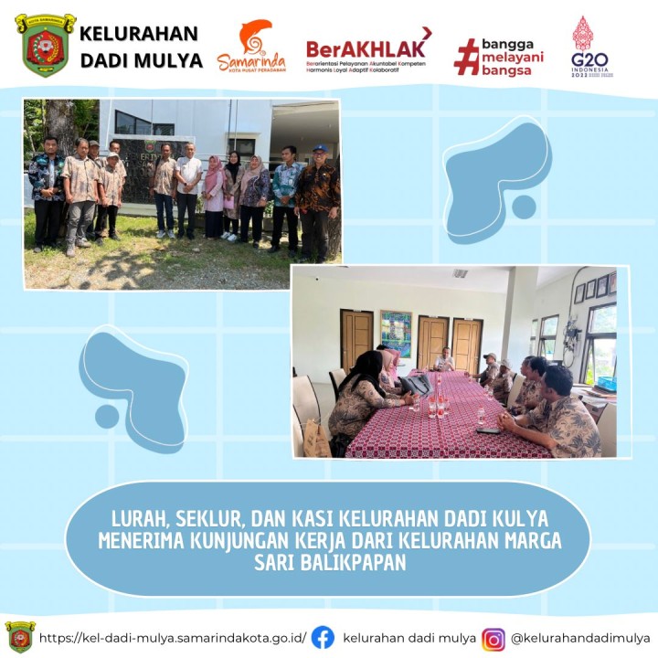AGENDA KELURAHAN DADI MULYA BULAN JUNI 2024