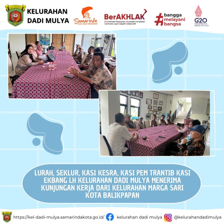 AGENDA KELURAHAN DADI MULYA BULAN JUNI 2024
