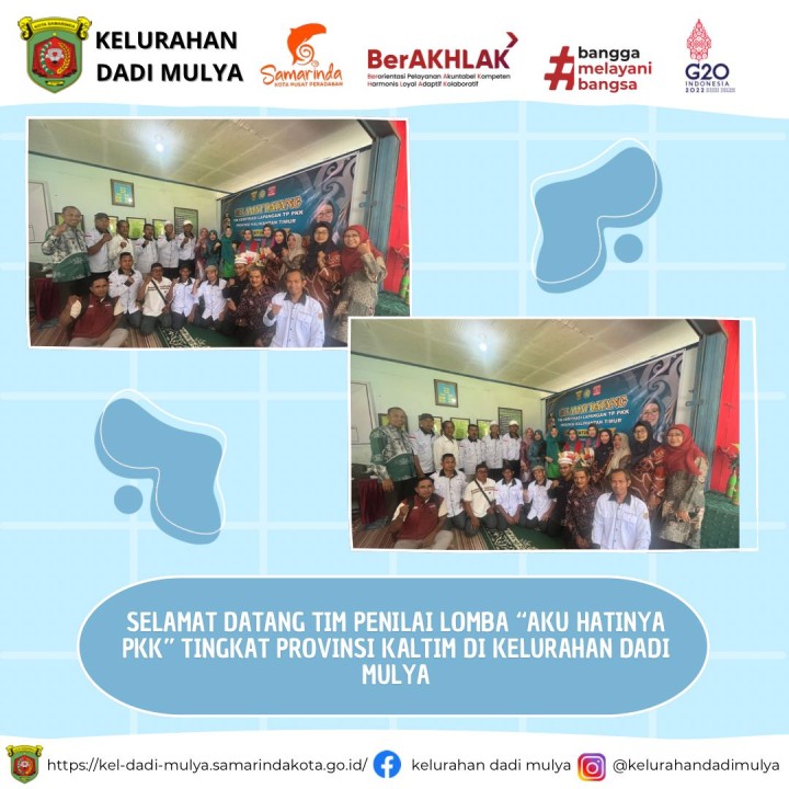 AGENDA KELURAHAN DADI MULYA BULAN JUNI 2024
