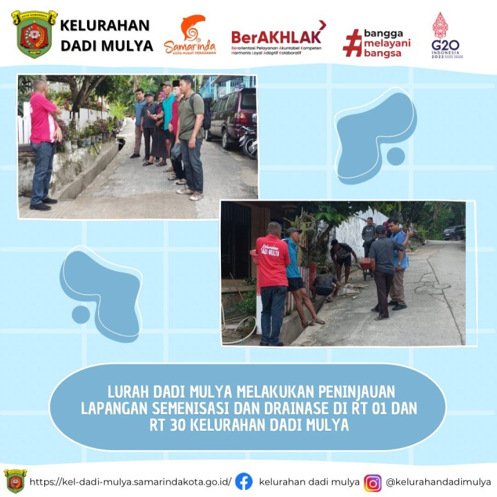 AGENDA KELURAHAN DADI MULYA BULAN JULI TAHUN 2024