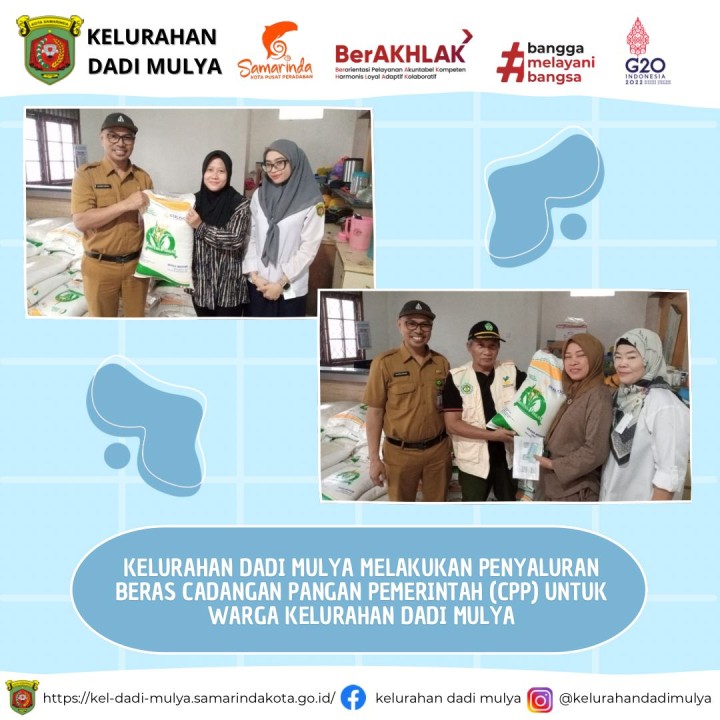 AGENDA KELURAHAN DADI MULYA BULAN JULI TAHUN 2024