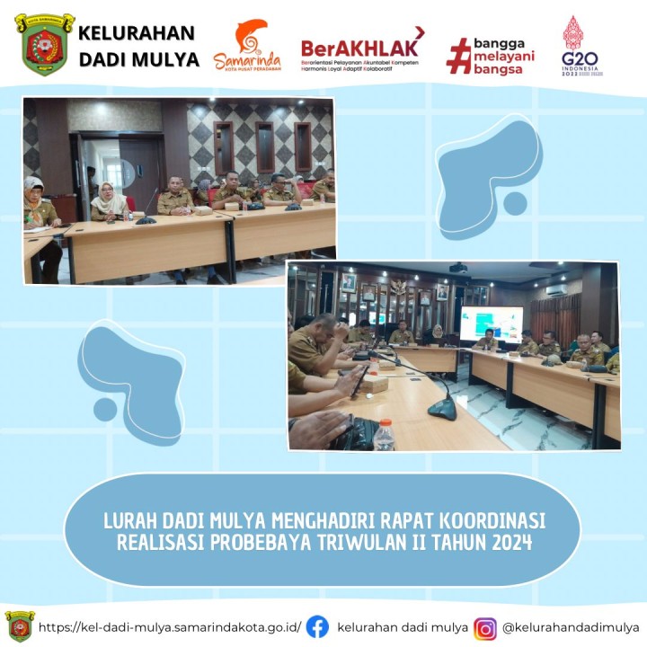 AGENDA KELURAHAN DADI MULYA BULAN JULI TAHUN 2024