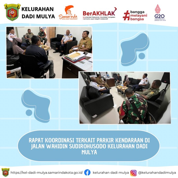 AGENDA KELURAHAN DADI MULYA BULAN JULI TAHUN 2024