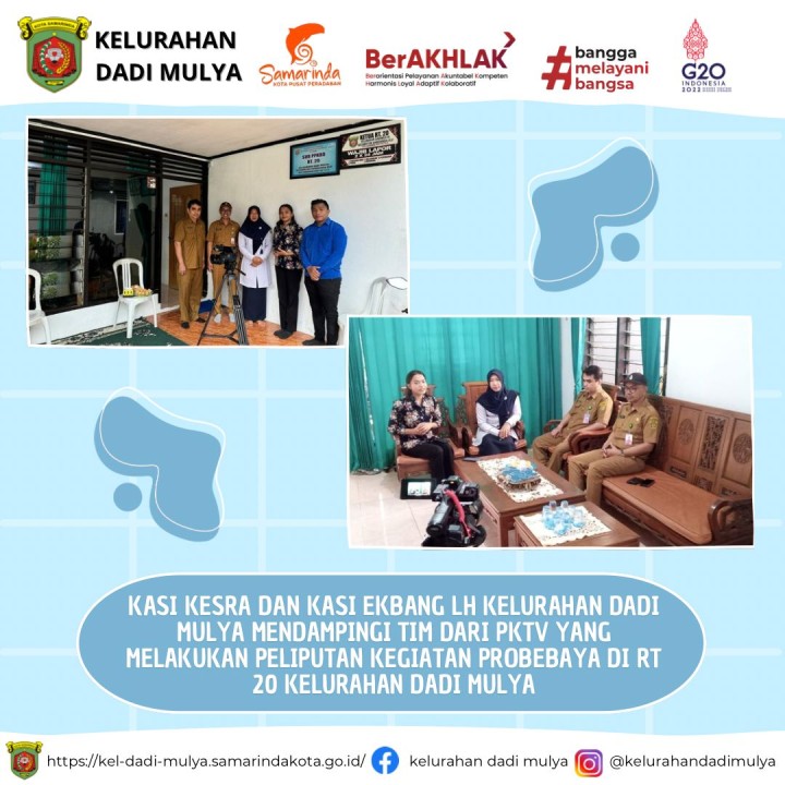 AGENDA KELURAHAN DADI MULYA BULAN JULI TAHUN 2024