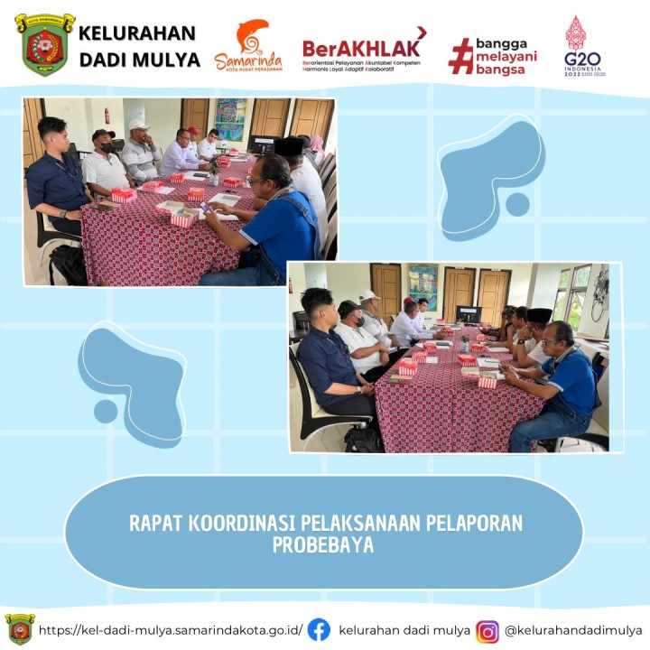 AGENDA KELURAHAN DADI MULYA BULAN JULI TAHUN 2024