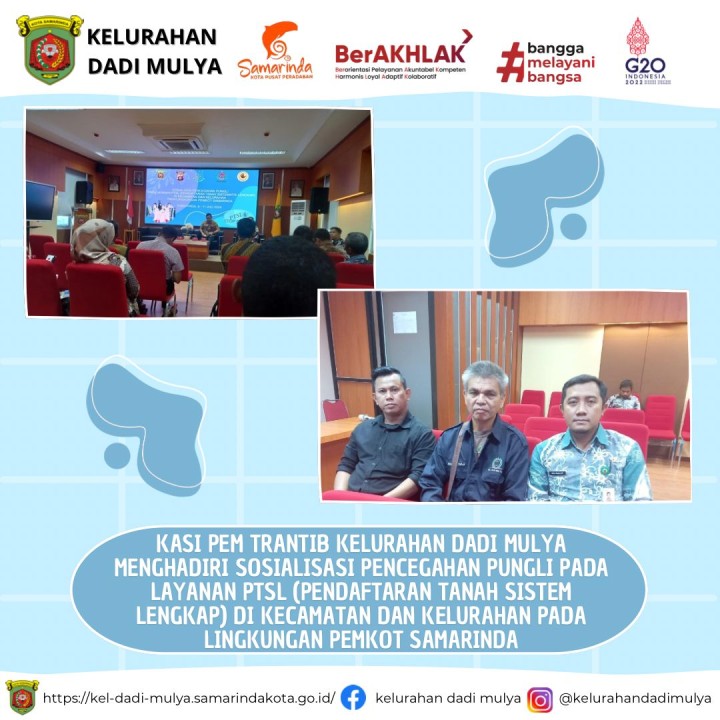 AGENDA KELURAHAN DADI MULYA BULAN JULI TAHUN 2024