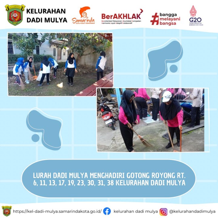 AGENDA KELURAHAN DADI MULYA BULAN JULI TAHUN 2024