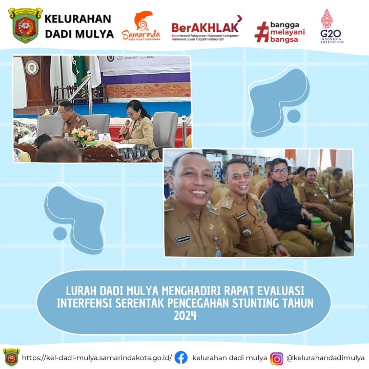 AGENDA KELURAHAN DADI MULYA BULAN JULI TAHUN 2024