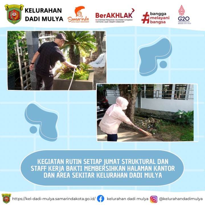 AGENDA KELURAHAN DADI MULYA BULAN JULI TAHUN 2024