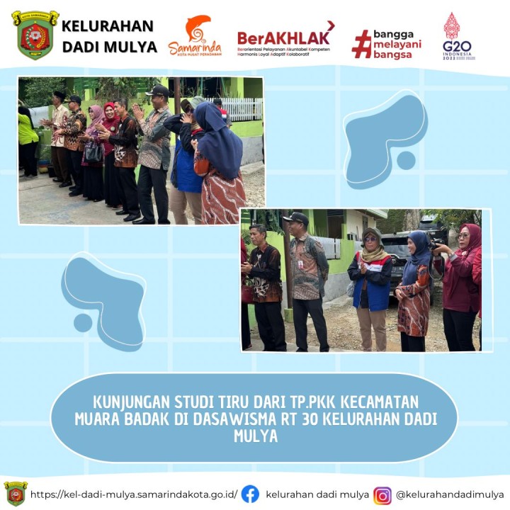 AGENDA KELURAHAN DADI MULYA BULAN JULI TAHUN 2024