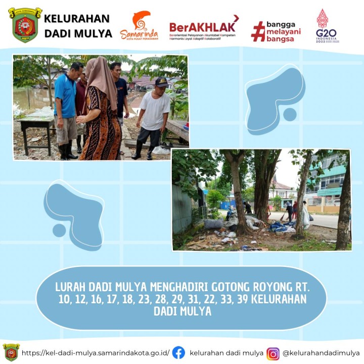 AGENDA KELURAHAN DADI MULYA BULAN JULI TAHUN 2024