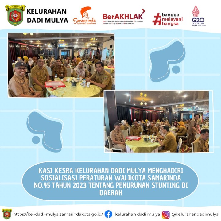 AGENDA KELURAHAN DADI MULYA BULAN JULI TAHUN 2024