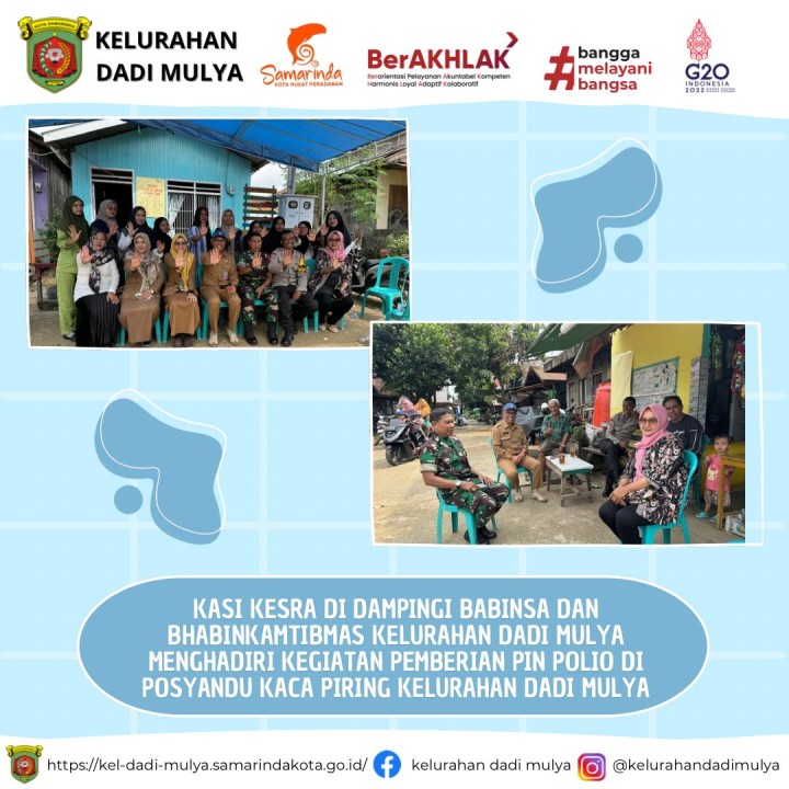 AGENDA KELURAHAN DADI MULYA BULAN JULI TAHUN 2024