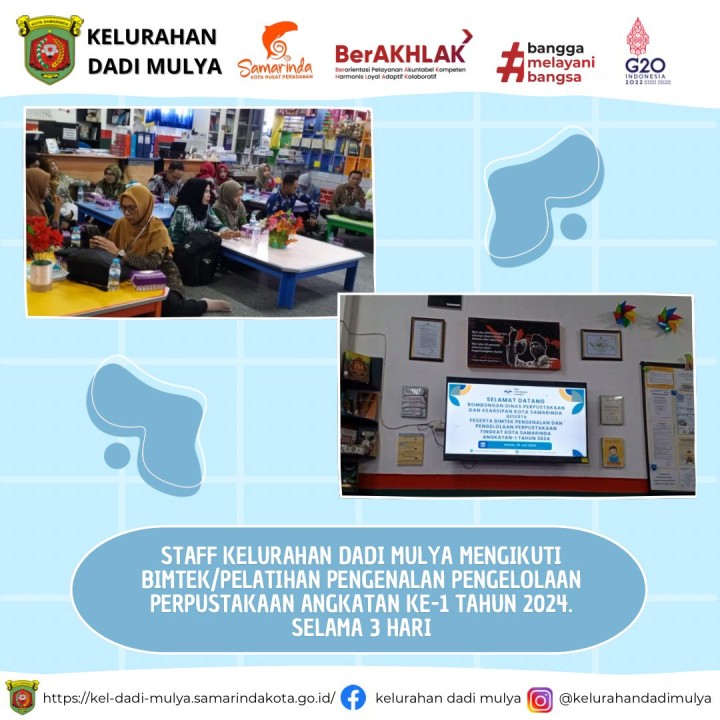 AGENDA KELURAHAN DADI MULYA BULAN JULI TAHUN 2024