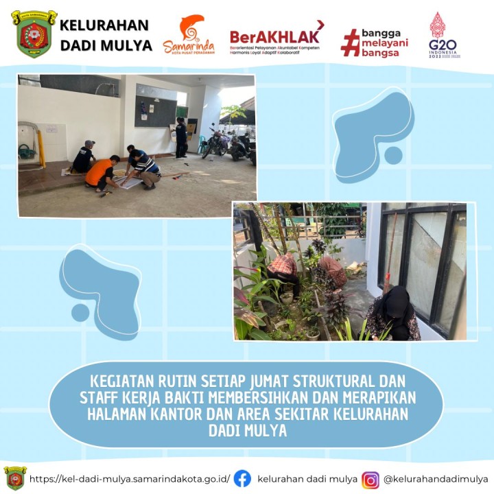 AGENDA KELURAHAN DADI MULYA BULAN JULI TAHUN 2024