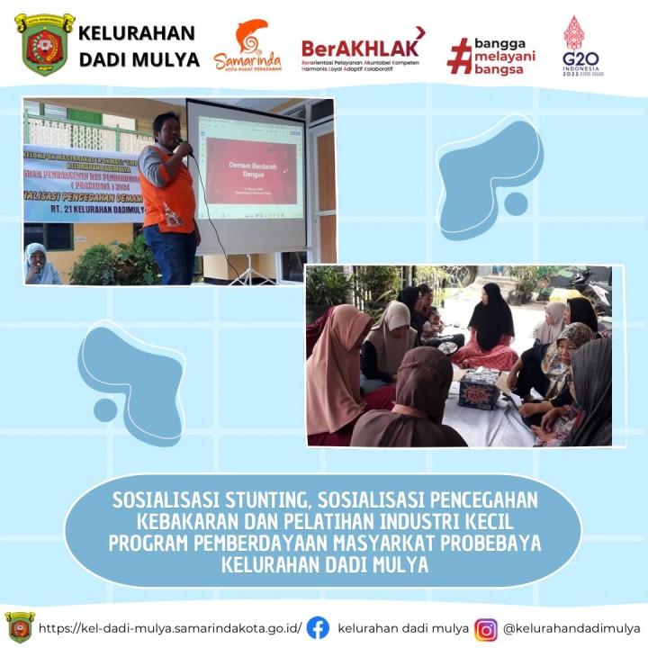 AGENDA KELURAHAN DADI MULYA BULAN JULI TAHUN 2024