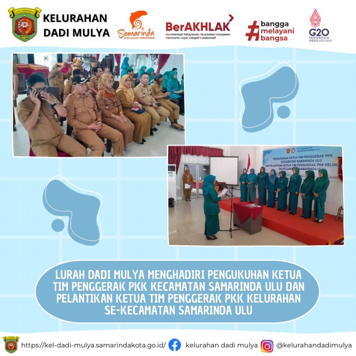 AGENDA KELURAHAN DADI MULYA BULAN JULI TAHUN 2024