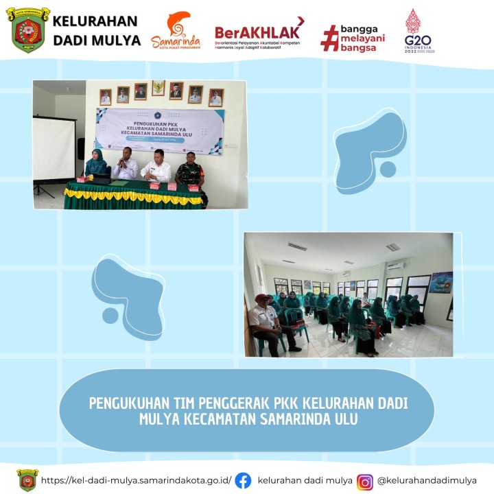AGENDA KELURAHAN DADI MULYA BULAN JULI TAHUN 2024