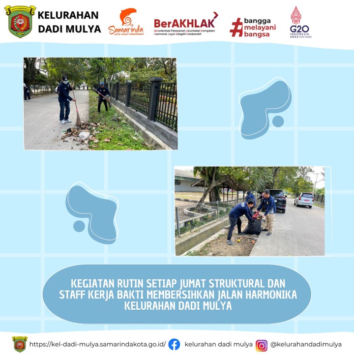 AGENDA KELURAHAN DADI MULYA BULAN AGUSTUS TAHUN 2024