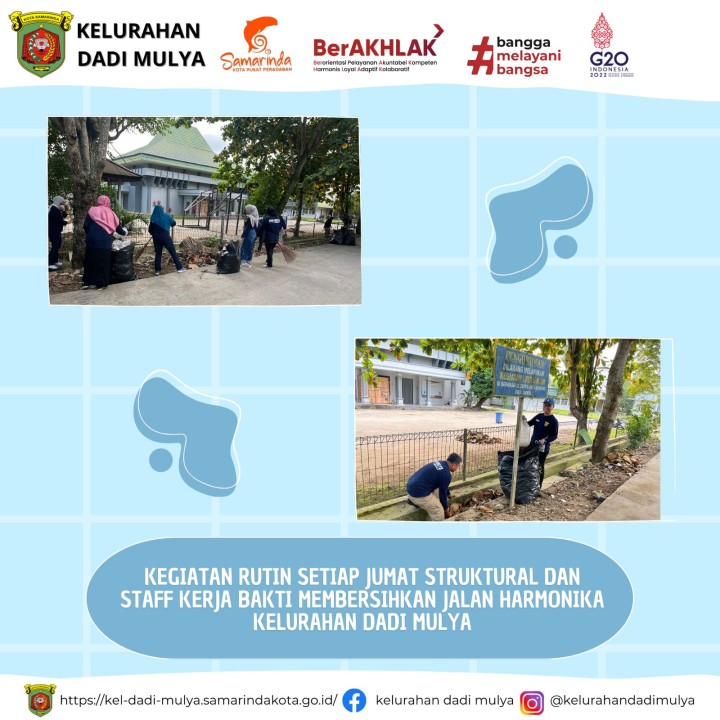 AGENDA KELURAHAN DADI MULYA BULAN AGUSTUS TAHUN 2024